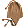 Warm 100% Alpaca Chullo Hat in Brass - One Size - ARGUA