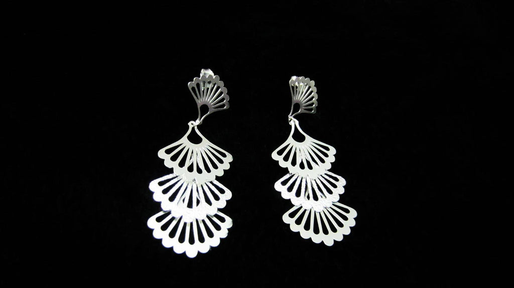 PRINCESA INCA 925 Silver Earring ~ Lliwyaq Jewelry