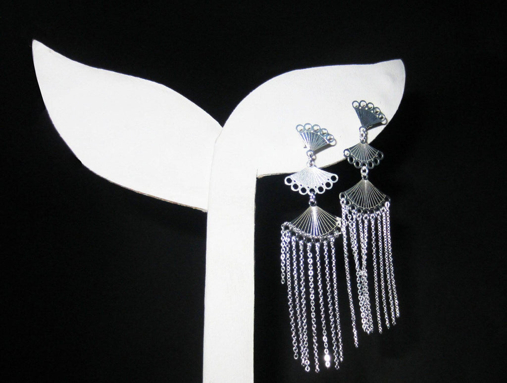 PRINCESA INCA 925 Silver Earring ~ Pachakusi Jewelry