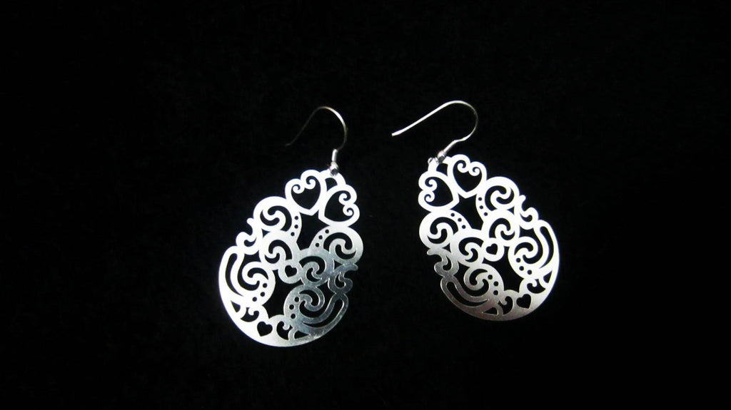 PRINCESA INCA 925 Silver Earrings ~ Libiak Jewelry