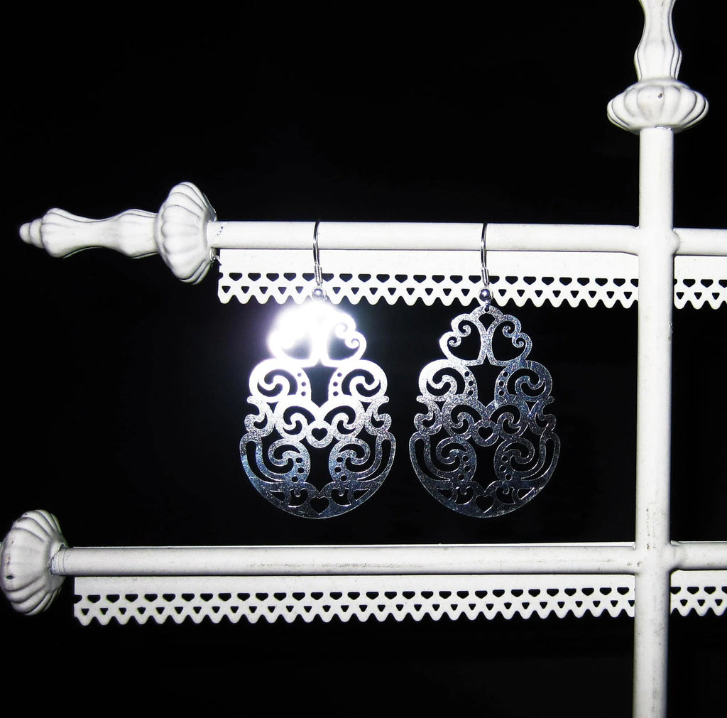 PRINCESA INCA 925 Silver Earrings ~ Libiak Jewelry