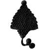 100% Baby Alpaca Chullo Hat in  Black - One Size - ARGUA