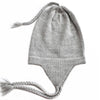 Versatile 100% Alpaca Chullo Hat in Lt Grey - One Size - ARGUA