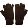 Alpaca Fingerless Gloves - Dk Chocolate Brown (S) - ARGUA