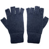 Alpaca Fingerless Gloves - Navy Blue (S) - ARGUA