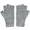 Alpaca Fingerless Gloves - Silver Gray (M)