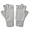 Alpaca Fingerless Gloves - Lt Gray - ARGUA