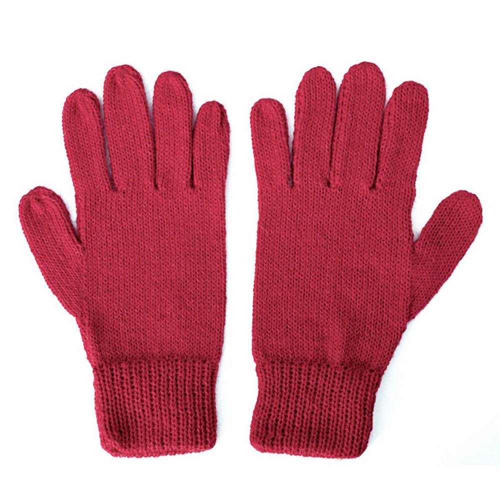 Alpaca Gloves - Pink (L) - ARGUA