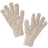 Fluffy Alpaca Wool Gloves - Beige - ARGUA