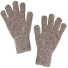 Fluffy Alpaca Wool Gloves - Brown