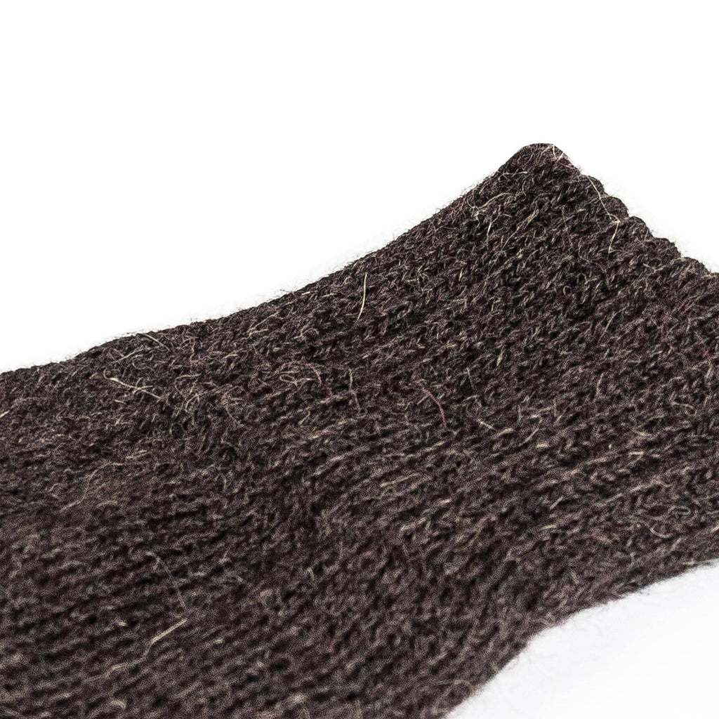 Classic Alpaca Wool Gloves - Brown