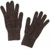 Classic Alpaca Wool Gloves - Brown - ARGUA