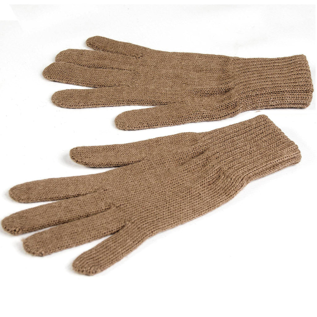 Classic Alpaca Wool Gloves - Camel - ARGUA