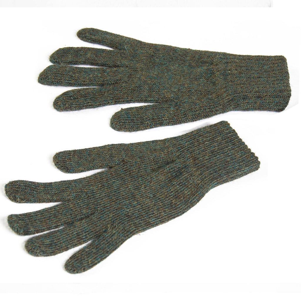 Classic Alpaca Wool Gloves - Green - ARGUA