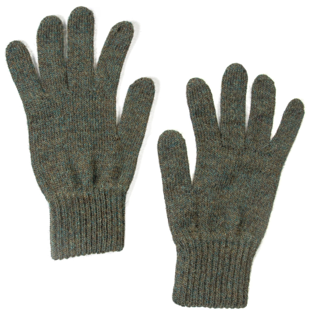 Classic Alpaca Wool Gloves - Green - ARGUA