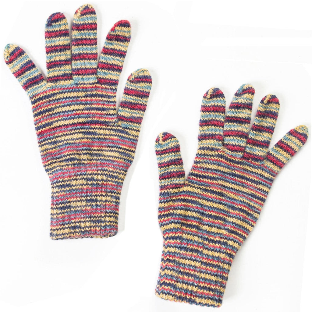 Classic Alpaca Wool Gloves - Multicolored