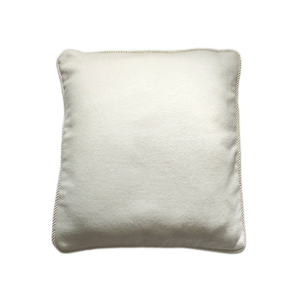 100% Alpaca Woven Cushion Pillow Cover ~ Ivory