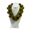 Handmade Cotton Necklace ~ Olive Green - ARGUA